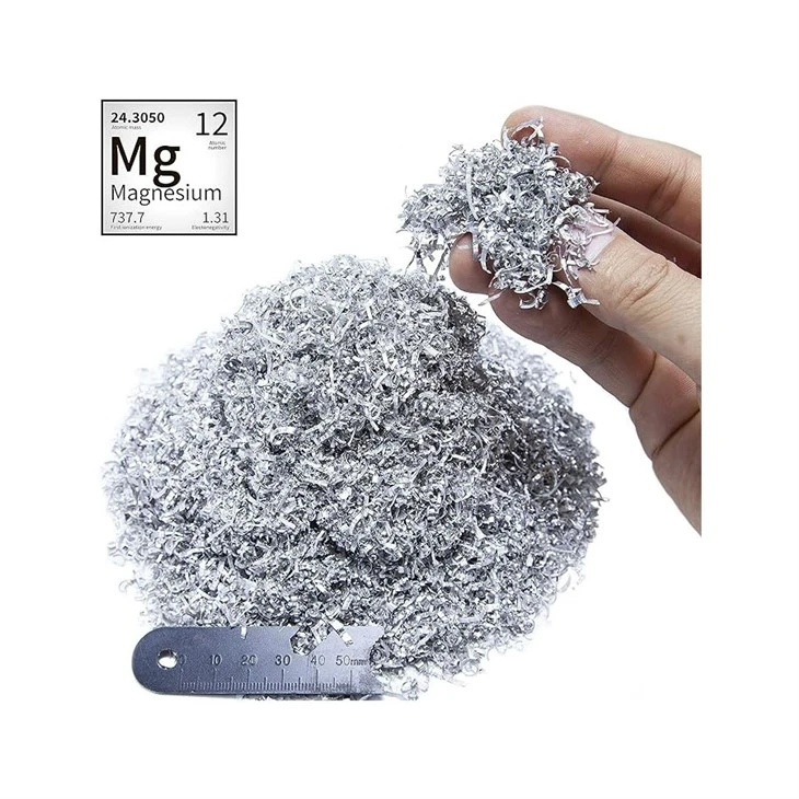 Produktspecifikation Grad Industriell Klass Användning/Användning Industriell förpackningstyp Påse Förpackningsstorlek 25 kg Kemisk formel Mg+2 CAS-nummer 7439-95-4 Renhet 99 % molmassa 24.305 G/mol Formel Mg Produktbeskrivning Matchar med de ständigt ökande kraven Av kunderna är vi engagerade i att tillhandahålla magnesiumsvarv.