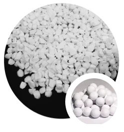 Vit tabellformad aluminiumoxid
